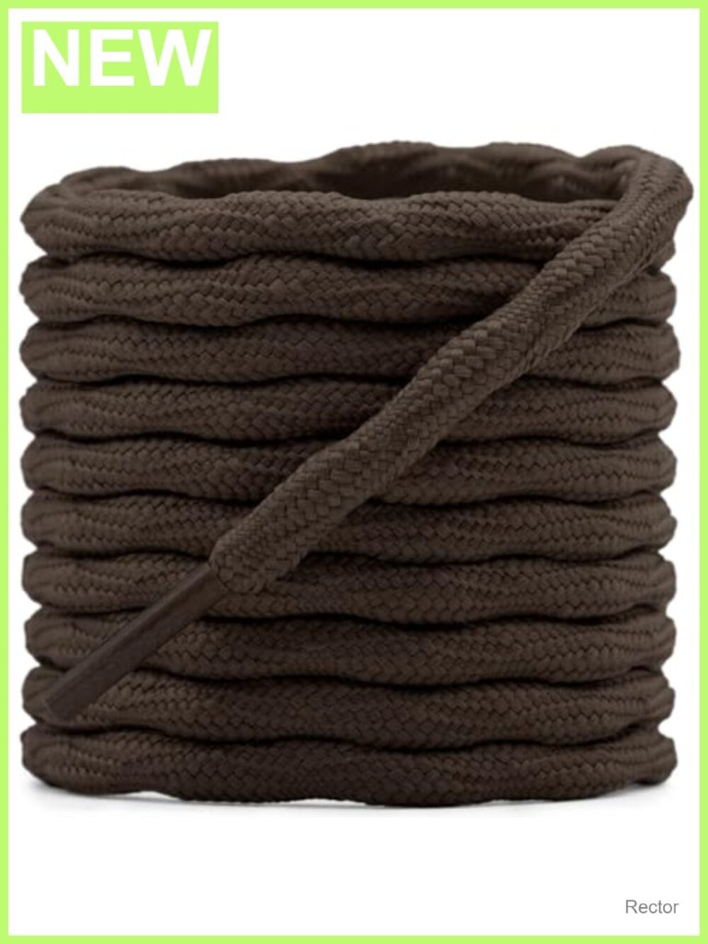 2 Pairs Round Hiking Boot Laces Polyester Heavy Duty Non-Slip Outdoor Work Shoe